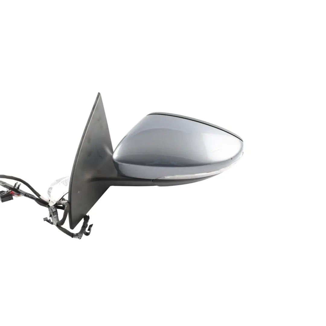 Volkswagen Scirocco Mk3 Door Wing Mirror Left N/S Beryllium Grey Metallic - R7K - SKU RHD-1K8857507R-BEG - Part number 1K8857507R