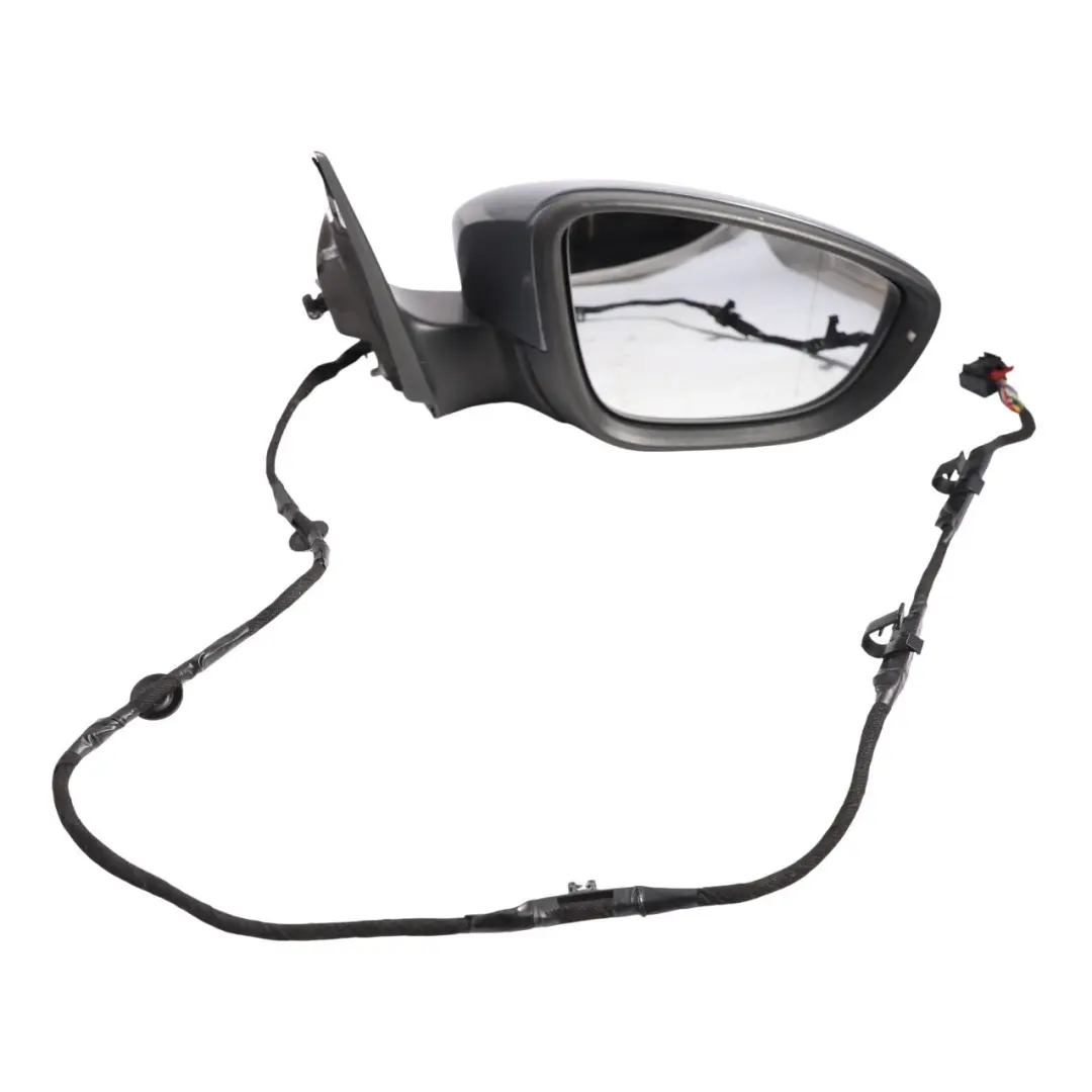 Mk3 Wing Mirror Power Fold Heated Right O/S Beryllium Grey - R7K to VW Scirocco with Part number 1K8857508Q VW Scirocco Mk3 Wing Mirror Power Fold Heated Right O/S Beryllium Grey - R7K - SKU RHD-1K8857508Q-BEG - Part number 1K8857508Q