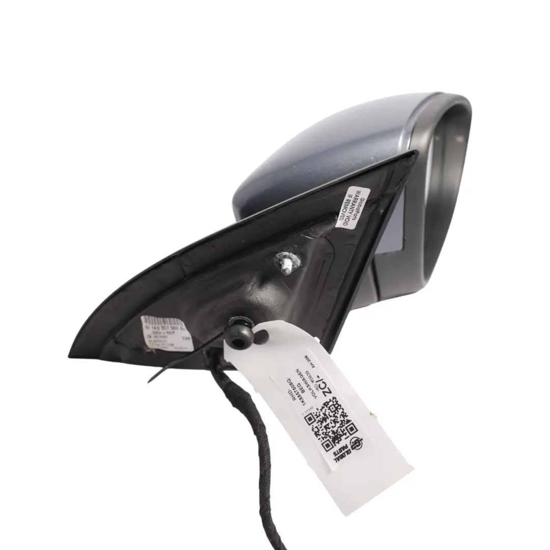 Mk3 Wing Mirror Power Fold Heated Right O/S Beryllium Grey - R7K to VW Scirocco with Part number 1K8857508Q VW Scirocco Mk3 Wing Mirror Power Fold Heated Right O/S Beryllium Grey - R7K - SKU RHD-1K8857508Q-BEG - Part number 1K8857508Q