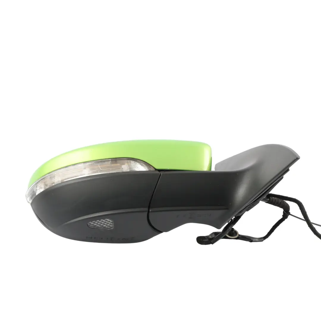 VW Scirocco Mk3 Wing Mirror Power Fold Heated Right O/S Viper Green Metallic R6T - SKU RHD-1K8857508Q-VGR - Part number 1K8857508Q