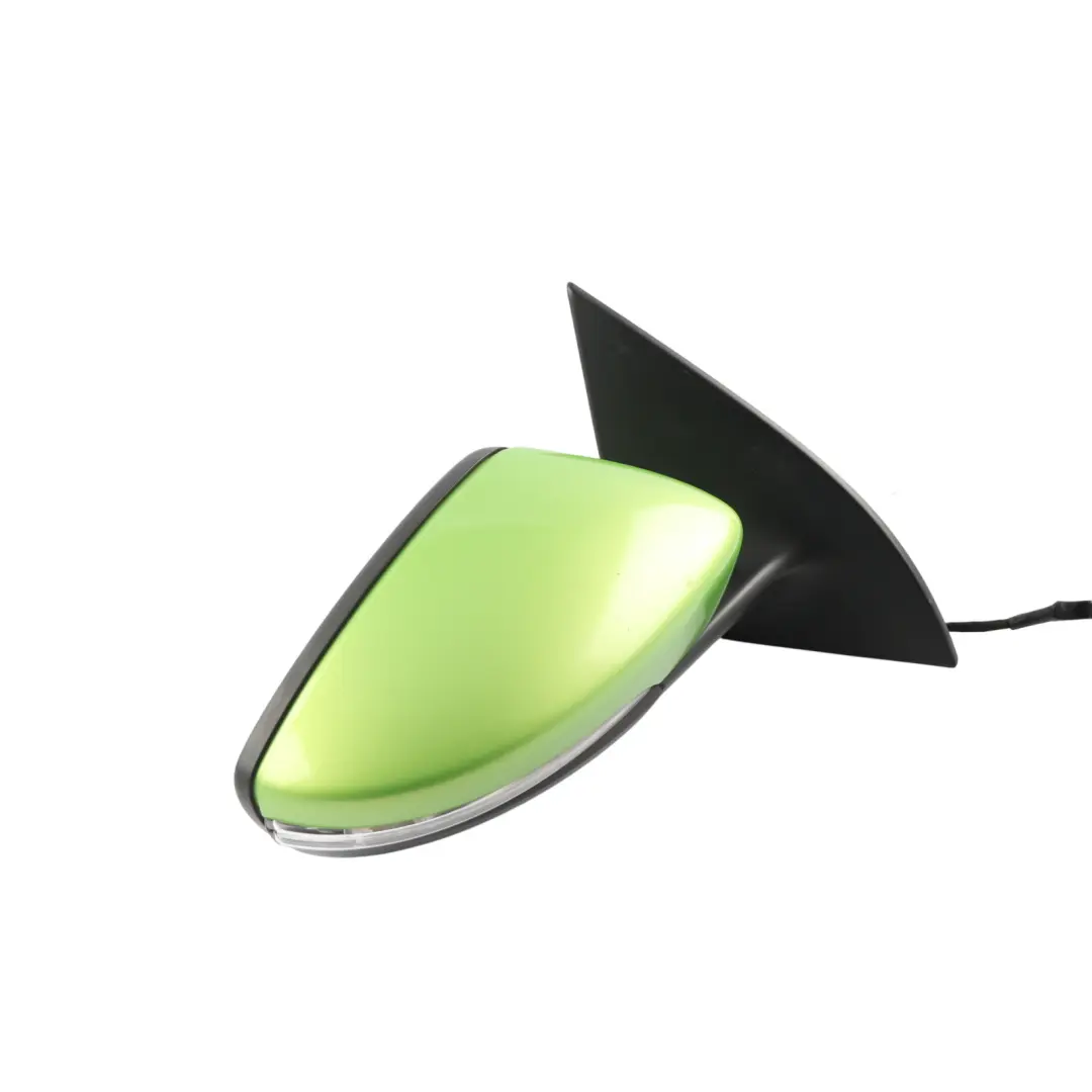 VW Scirocco Mk3 Wing Mirror Power Fold Heated Right O/S Viper Green Metallic R6T - SKU RHD-1K8857508Q-VGR - Part number 1K8857508Q