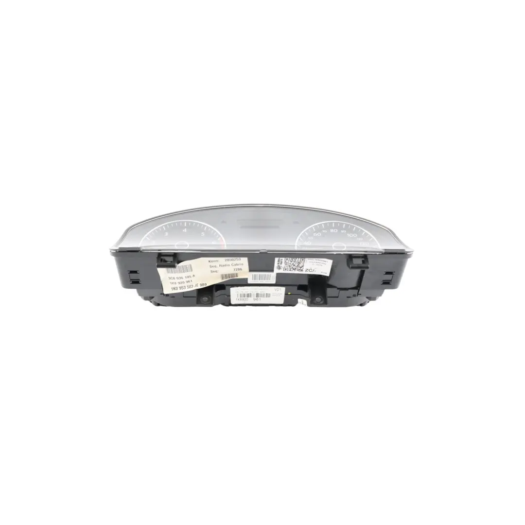 Mk3 Instrument Cluster Speedo Clocks Petrol Automatic to VW Scirocco with Part number 1K8920961 VW Scirocco Mk3 Instrument Cluster Speedo Clocks Petrol Automatic - SKU RHD-1K8920961 - Part number 1K8920961