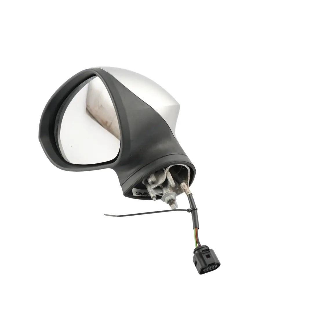 Mk2 Power Fold Heated Left Wing Mirror N/S Monsoon Grey Metallic - X7R to Seat Leon with Part number 1P2857507M Seat Leon Mk2 Power Fold Heated Left Wing Mirror N/S Monsoon Grey Metallic - X7R - SKU RHD-1P2857507M-MOG - Part number 1P2857507M
