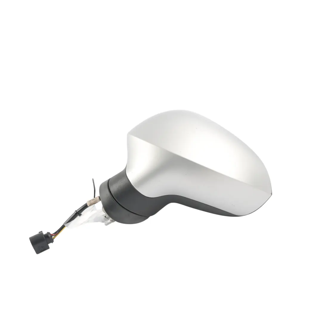 Seat Leon Mk2 Power Fold Heated Left Wing Mirror N/S Monsoon Grey Metallic - X7R - SKU RHD-1P2857507M-MOG - Part number 1P2857507M
