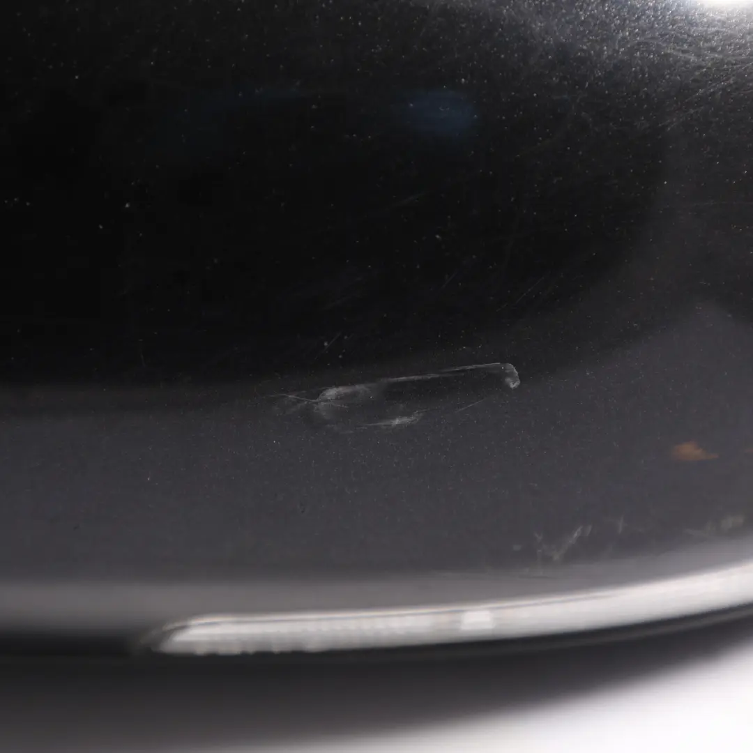 Skoda Octavia RS Mk2 Door Wing Mirror Heated Left N/S Black Magic Pearl - F9R - SKU RHD-1Z2857507M-BMA - Part number 1Z2857507M