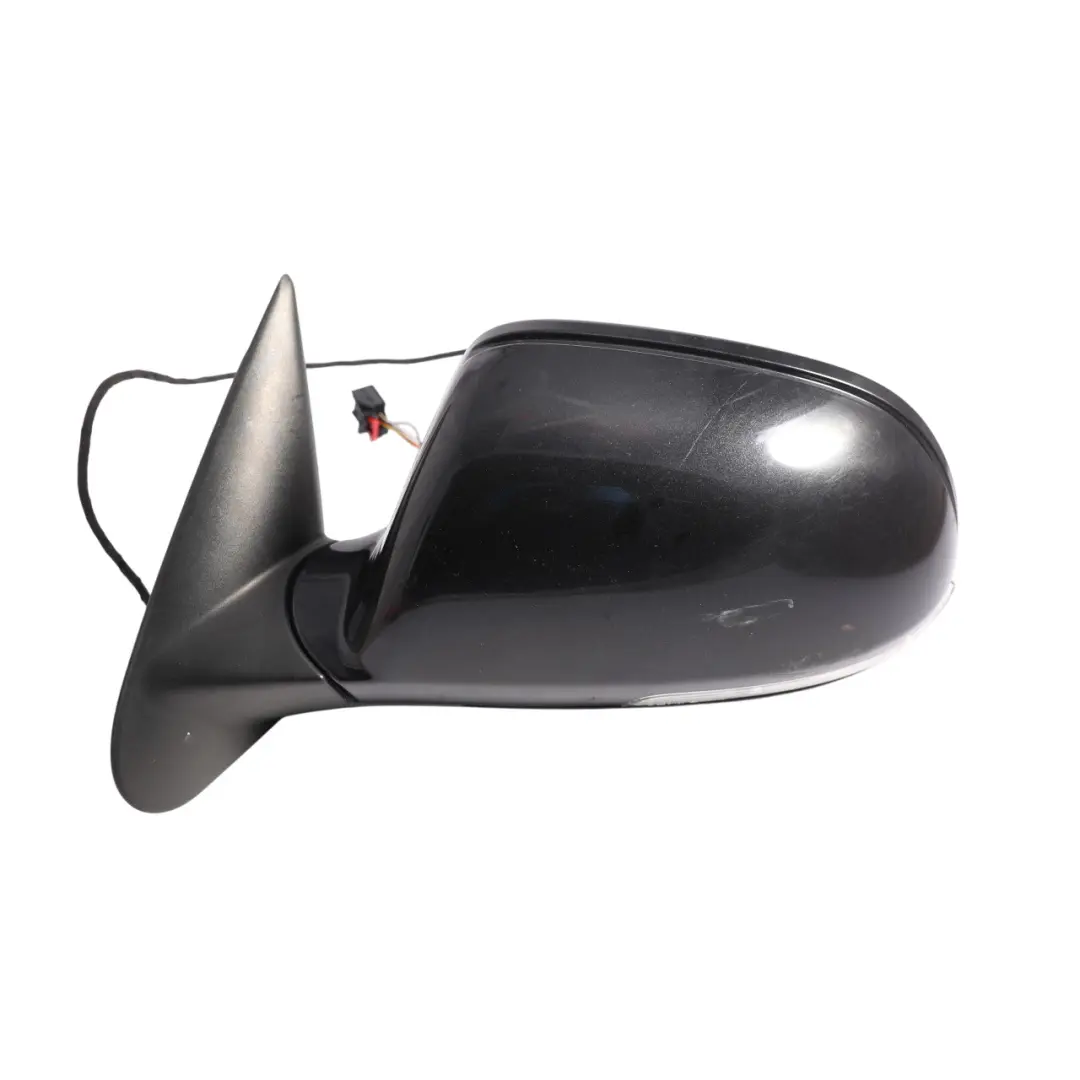 Skoda Octavia RS Mk2 Door Wing Mirror Heated Left N/S Black Magic Pearl - F9R - SKU RHD-1Z2857507M-BMA - Part number 1Z2857507M