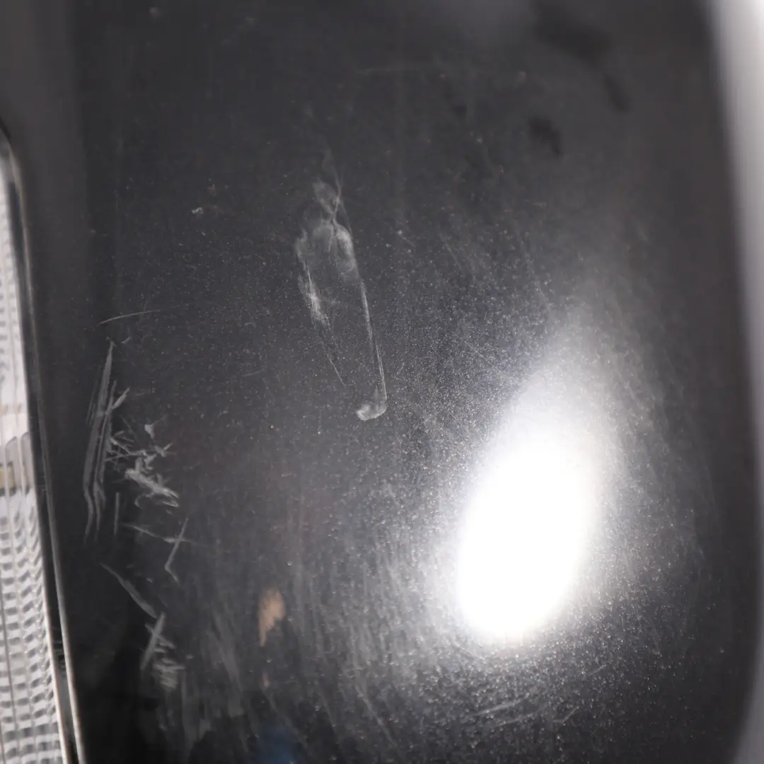Skoda Octavia RS Mk2 Door Wing Mirror Heated Left N/S Black Magic Pearl - F9R - SKU RHD-1Z2857507M-BMA - Part number 1Z2857507M