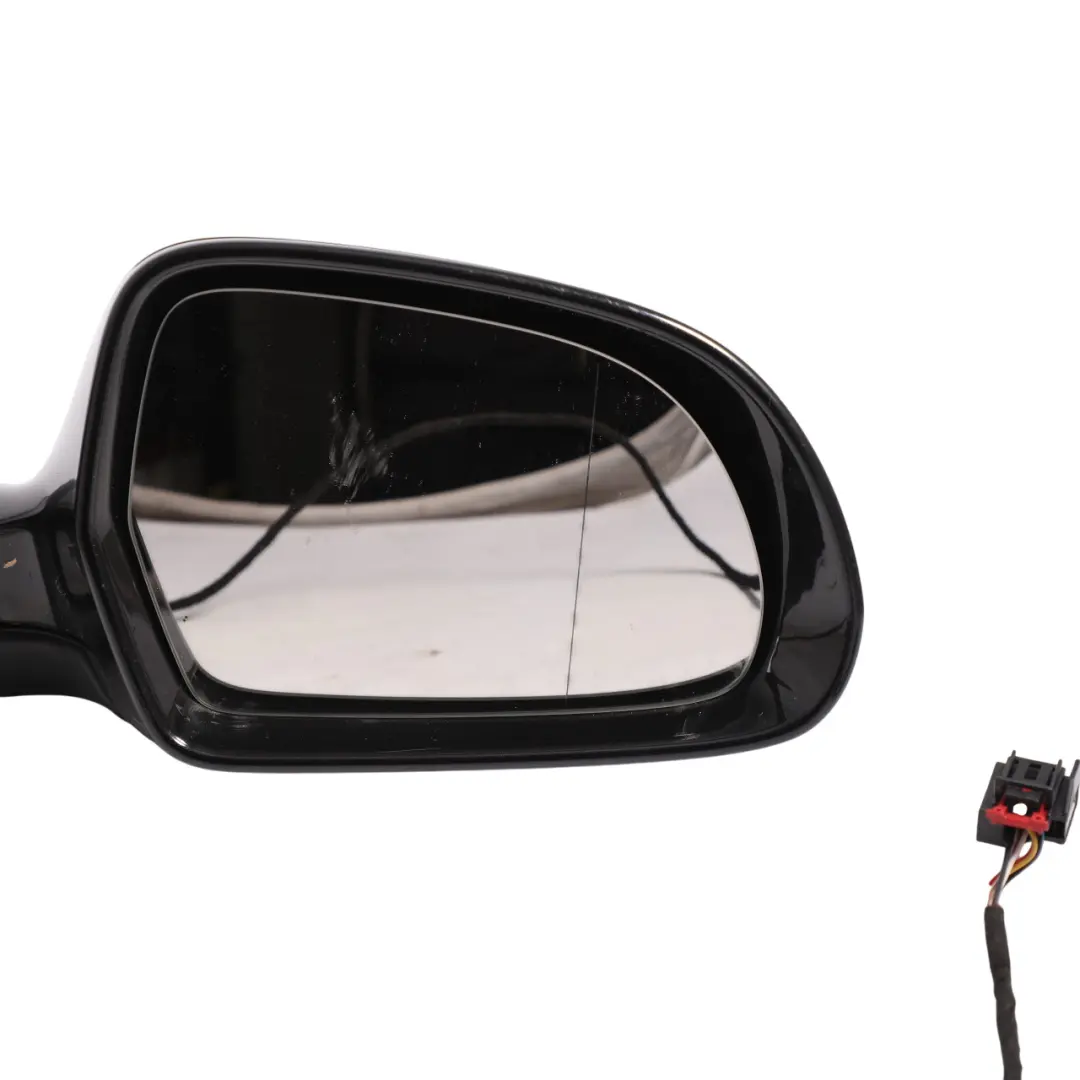 Skoda Octavia Mk2 1Z Door Wing Mirror Electric Right O/S Black Magic Pearl - F9R - SKU RHD-1Z2857508M-BMA - Part number 1Z2857508M