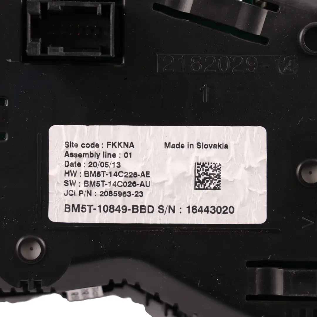 Mk3 Instrument Cluster Speedo Meter Diesel Manual BM5T-10849-BDD to Ford Focus with Part number 2254347 Ford Focus Mk3 Instrument Cluster Speedo Meter Diesel Manual BM5T-10849-BDD - SKU RHD-2254347 - Part number 2254347