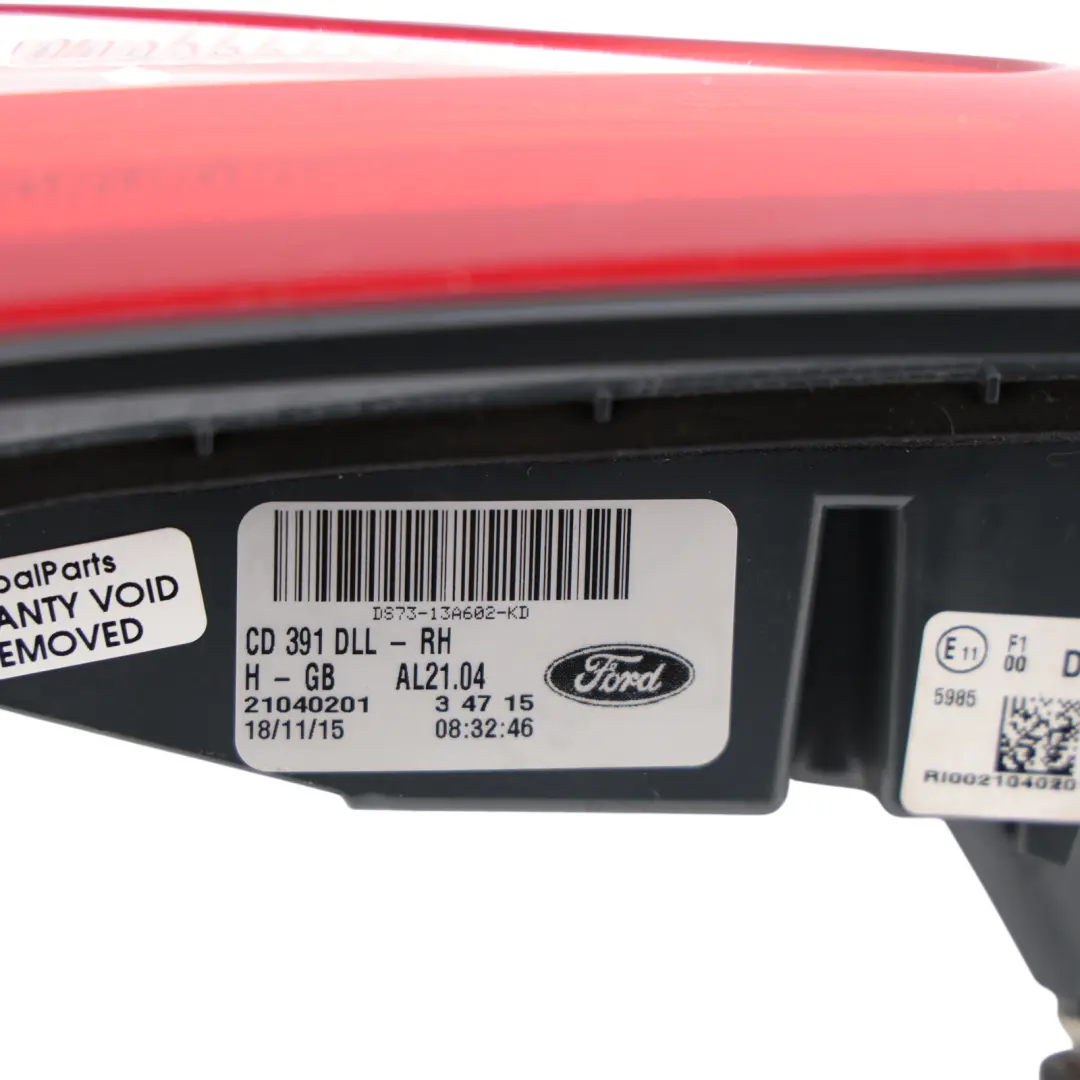 Mk5 Inner Tail Light Lamp LED Rear Right O/S DS73-13A602-KD to Ford Mondeo with Part number 2345655 Ford Mondeo Mk5 Inner Tail Light Lamp LED Rear Right O/S DS73-13A602-KD - SKU RHD-2345655 - Part number 2345655