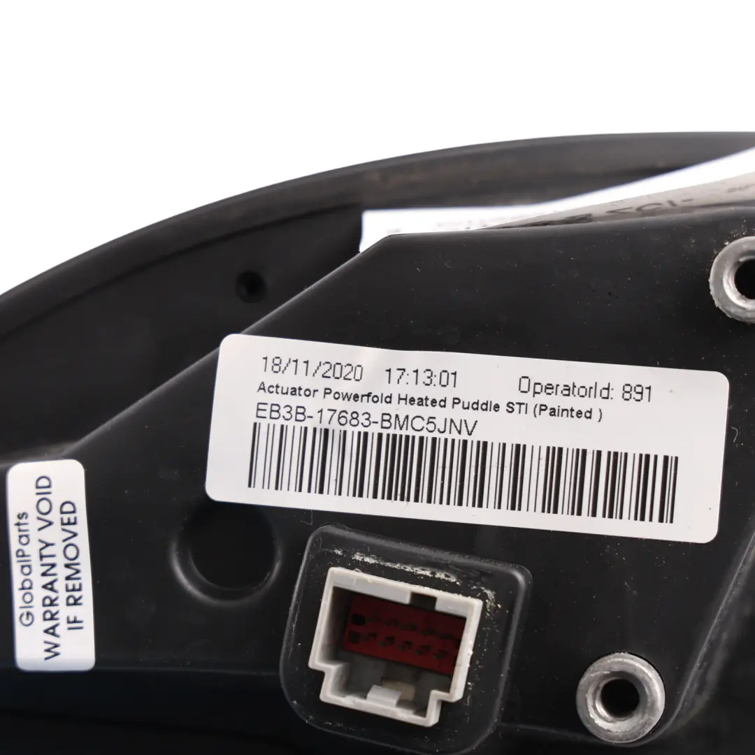 Mk4 Door Wing Mirror Power Fold Heated Left N/S Moondust Silver - ZJ to Ford Ranger with Part number 2324097 Ford Ranger Mk4 Door Wing Mirror Power Fold Heated Left N/S Moondust Silver - ZJ - SKU RHD-2324097-MDS - Part number 2324097