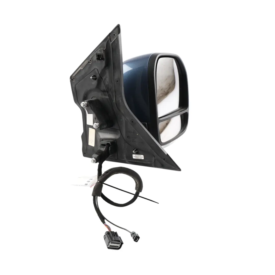 Mk2 Side View Wing Mirror Right O/S Blue-FCC PZ31-17E714-AJ to Ford Transit Custom with Part number 2695496 Ford Transit Custom Mk2 Side View Wing Mirror Right O/S Blue-FCC PZ31-17E714-AJ - SKU RHD-2695496-BLU - Part number 2695496
