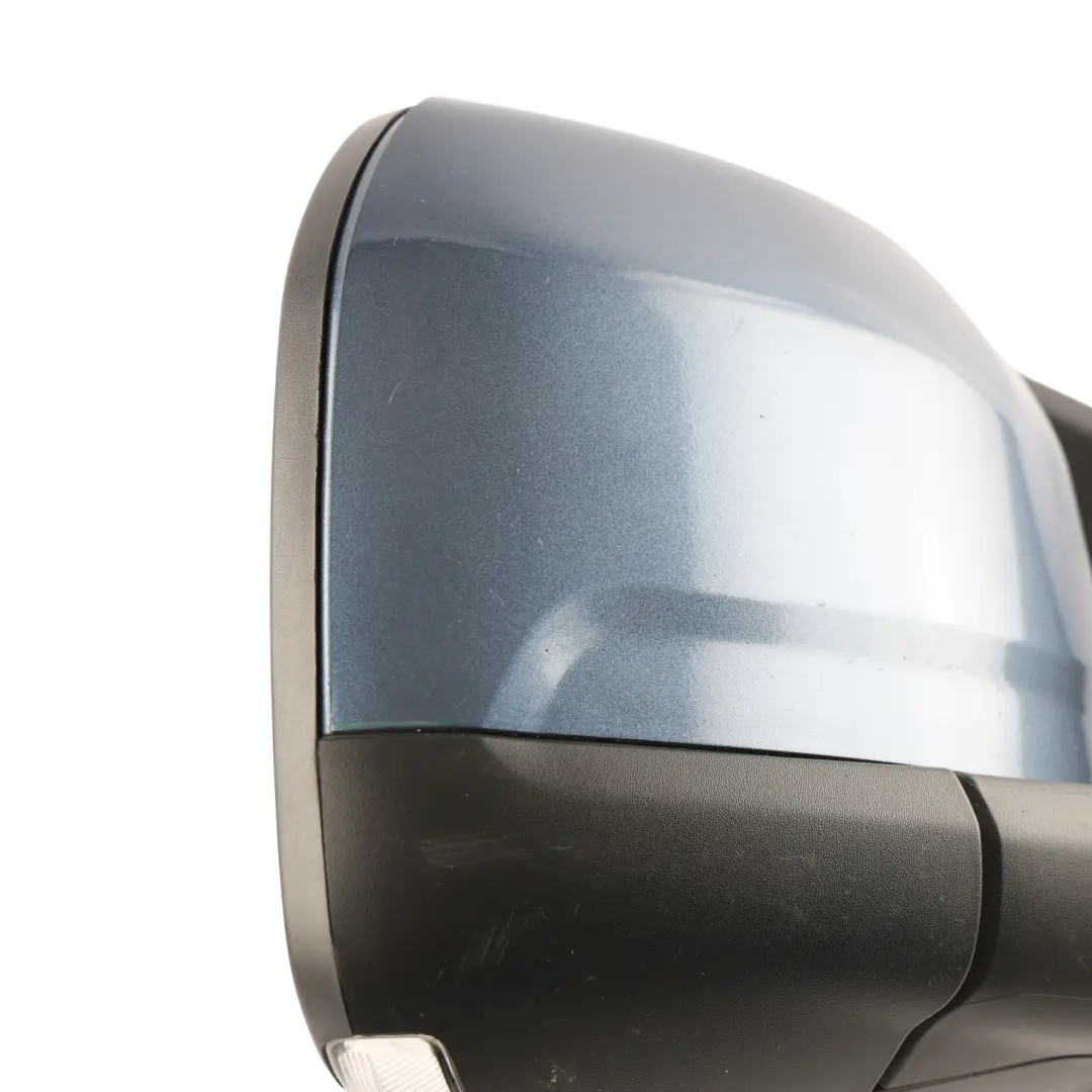Mk2 Side View Wing Mirror Right O/S Blue-FCC PZ31-17E714-AJ to Ford Transit Custom with Part number 2695496 Ford Transit Custom Mk2 Side View Wing Mirror Right O/S Blue-FCC PZ31-17E714-AJ - SKU RHD-2695496-BLU - Part number 2695496