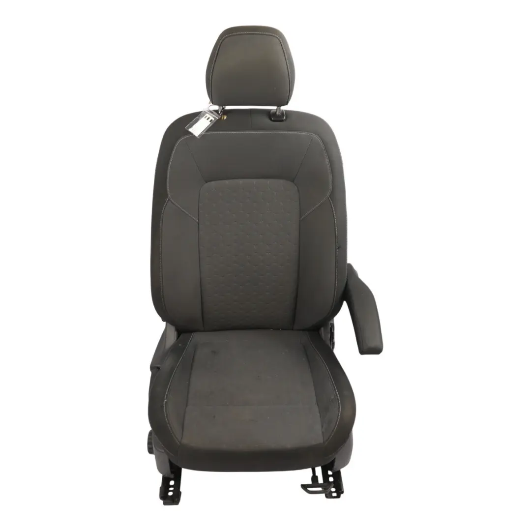 Mk2 Front Seat Right O/S Cloth Fabric Black Onyx to Ford Transit Custom with Part number 2696005 Ford Transit Custom Mk2 Front Seat Right O/S Cloth Fabric Black Onyx - SKU RHD-2696005-1 - Part number 2696005