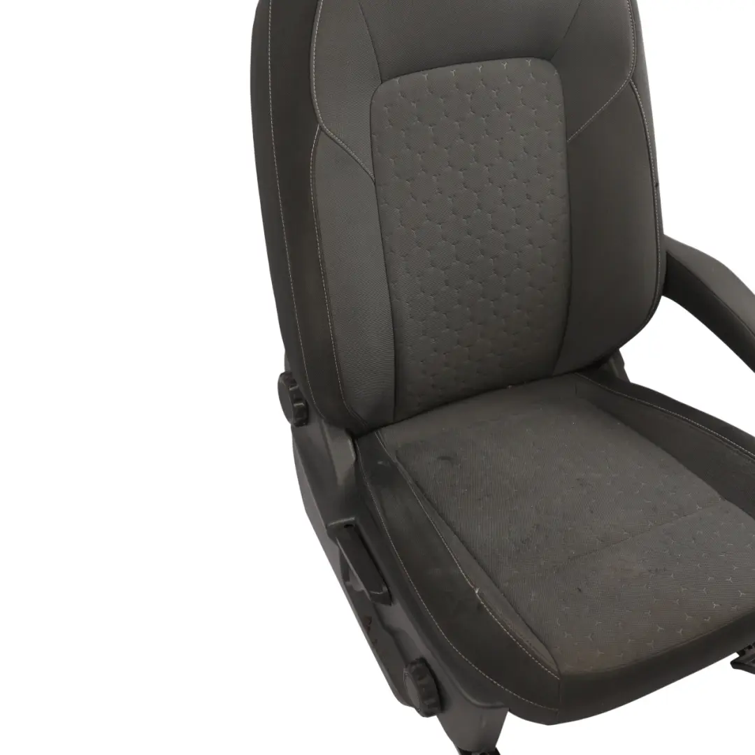 Mk2 Front Seat Right O/S Cloth Fabric Black Onyx to Ford Transit Custom with Part number 2696005 Ford Transit Custom Mk2 Front Seat Right O/S Cloth Fabric Black Onyx - SKU RHD-2696005-1 - Part number 2696005