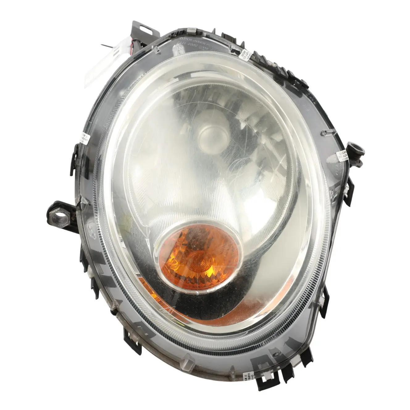 Mini Cooper R55 R56 R57 R58 Headlight Halogen Right Turn Indicator Yellow O/S