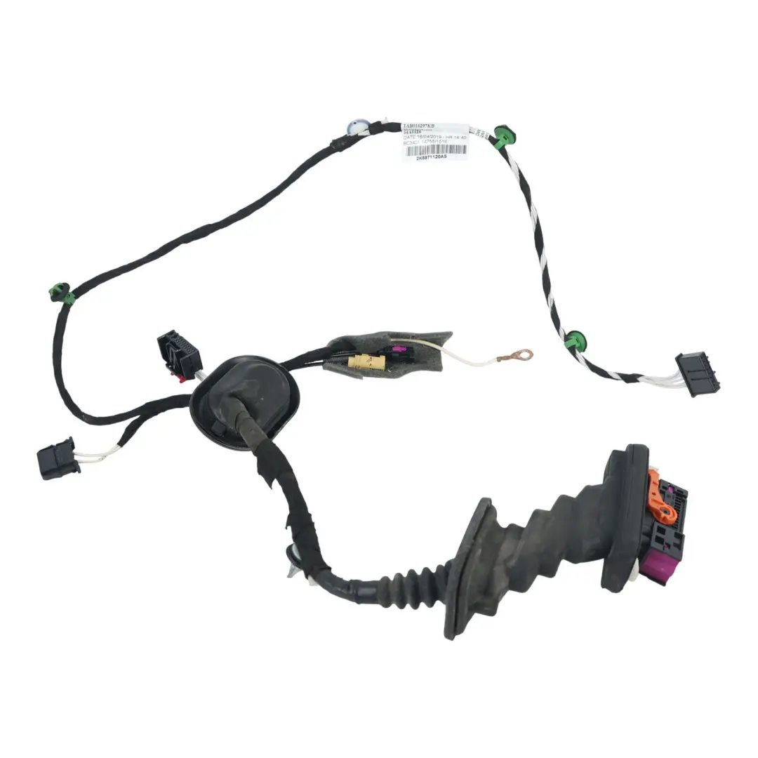 2K Front Right O/S Door Wiring Loom Harness to Volkswagen Caddy Maxi with Part number 2K5971120AS Volkswagen Caddy Maxi 2K Front Right O/S Door Wiring Loom Harness - SKU RHD-2K5971120AS - Part number 2K5971120AS