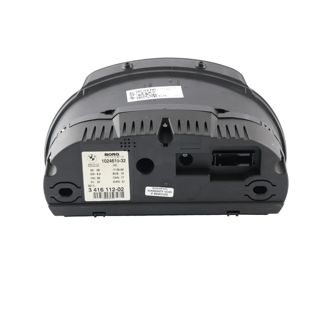 Instrument Cluster Speedometer Gauges Petrol Automatic to BMW E83 with Part number 3416112 BMW E83 Instrument Cluster Speedometer Gauges Petrol Automatic - SKU RHD-3416112 - Part number 3416112
