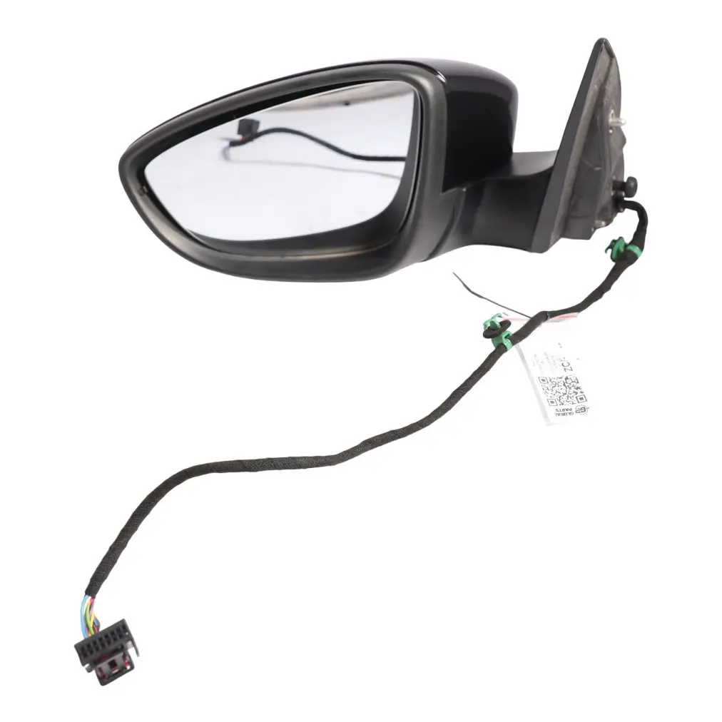 Door Wing Mirror Heated Power Fold Left N/S Deep Black Pearl - C9X to VW Passat CC with Part number 3C8857507BC VW Passat CC Door Wing Mirror Heated Power Fold Left N/S Deep Black Pearl - C9X - SKU RHD-3C8857507BC-DBL - Part number 3C8857507BC