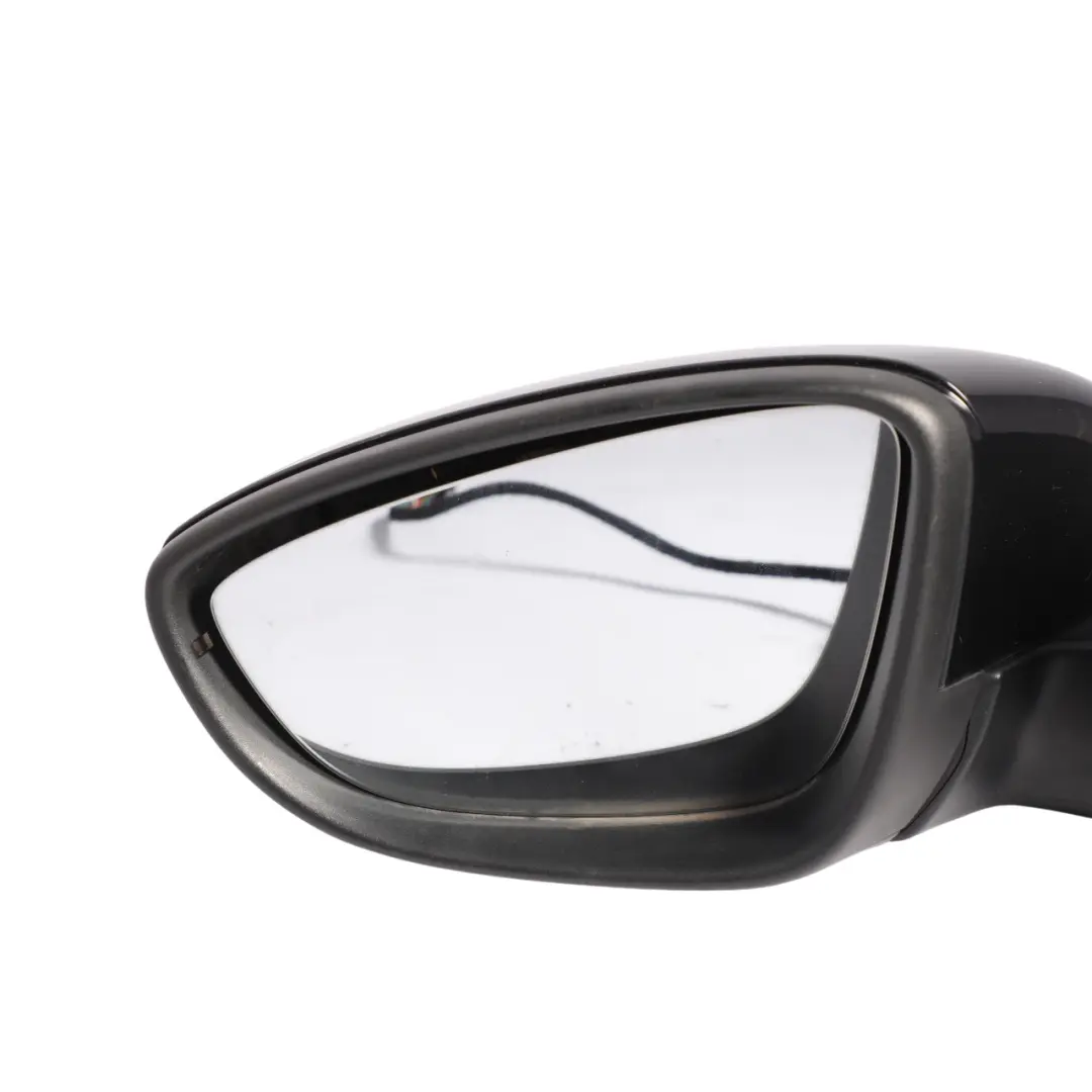 VW Passat CC Door Wing Mirror Heated Power Fold Left N/S Deep Black Pearl - C9X - SKU RHD-3C8857507BC-DBL - Part number 3C8857507BC