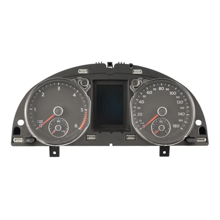 VW Passat CC Instrument Cluster Clocks Display Screen Diesel Automat 3C8920970S