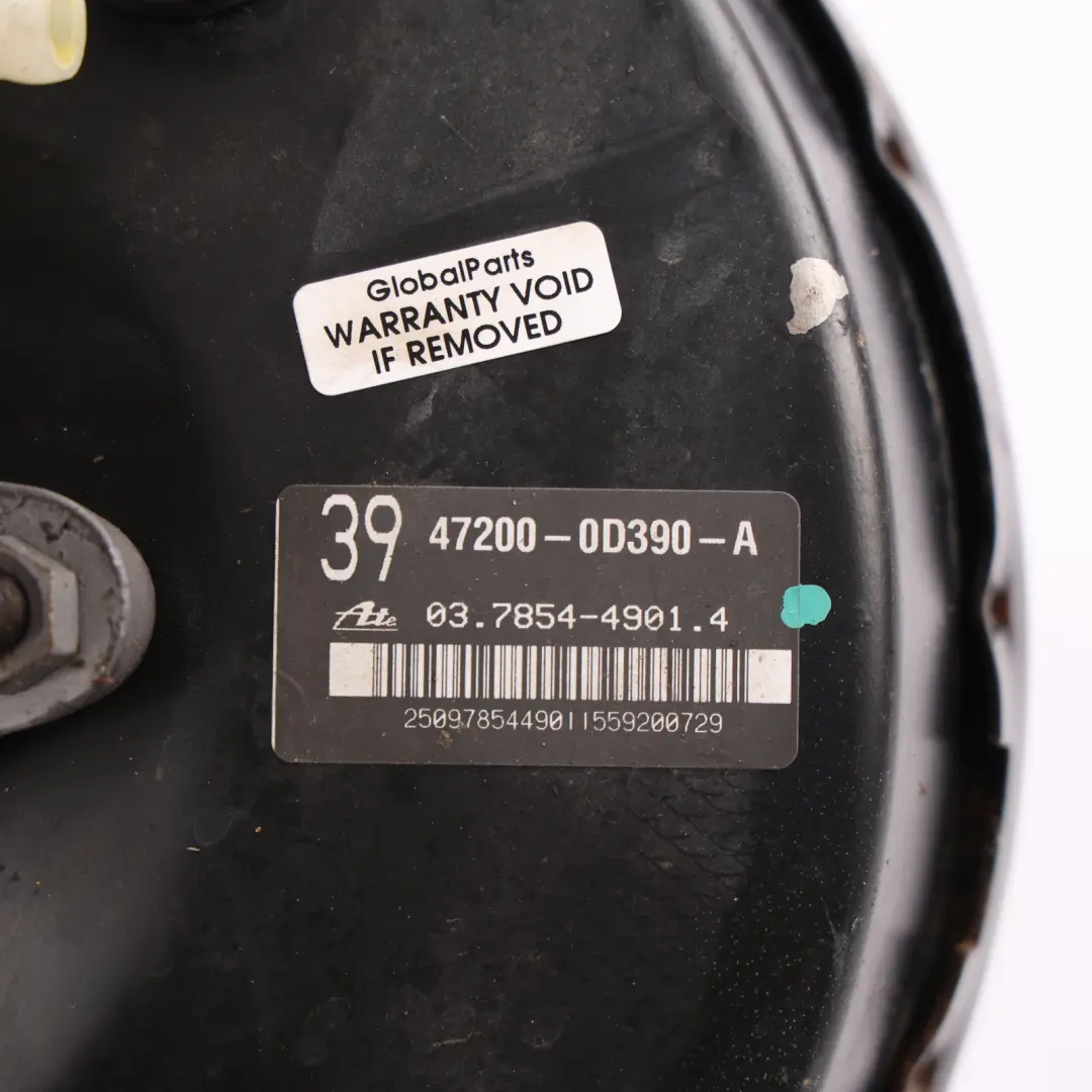 Toyota Yaris P9 Brake Servo Master Cylinder Unit Asssembly 47200-0D390-A - SKU RHD-472000D390A - Part number 472000D390A