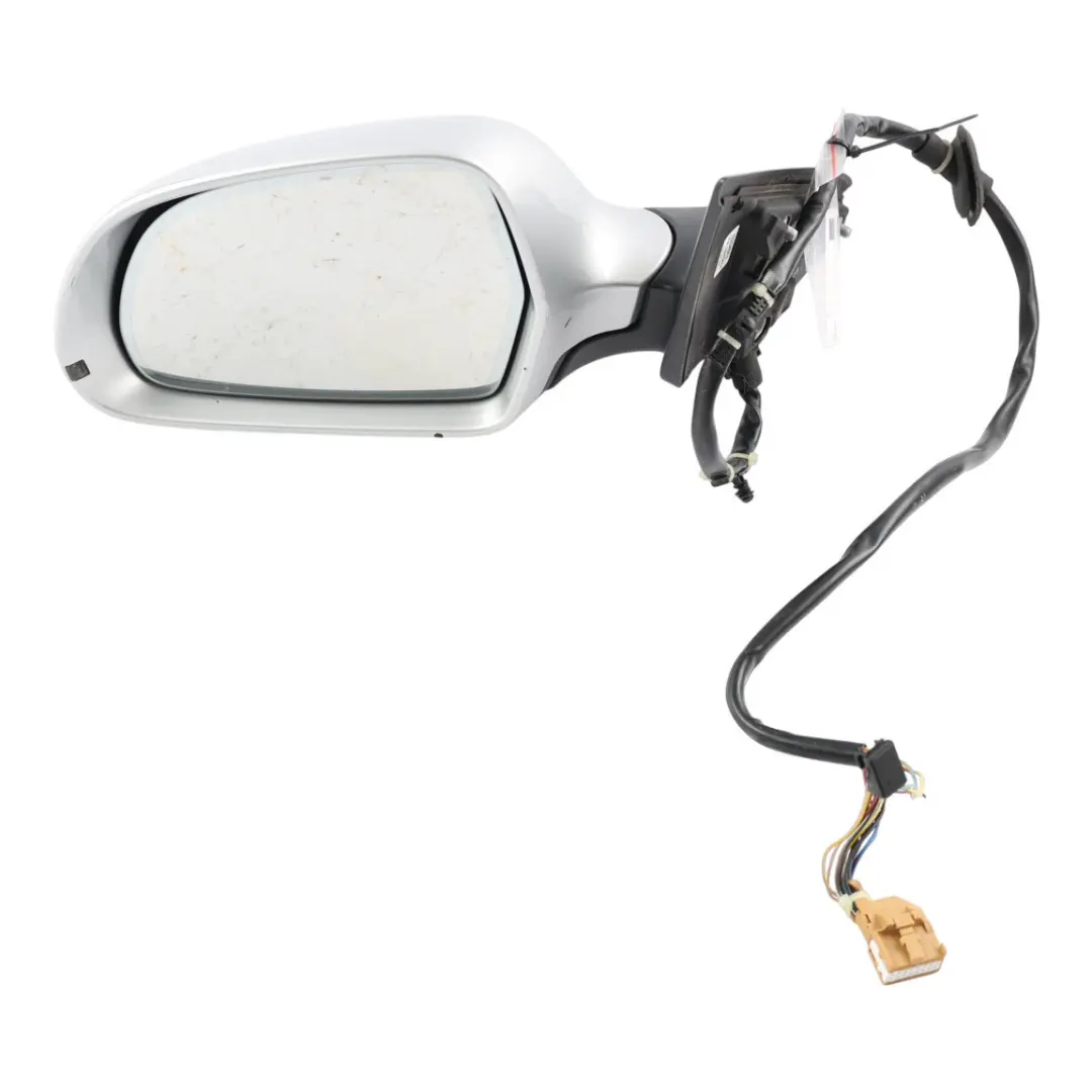 View Wing Mirror Heated Electrical Left N/S Ice Silver - X7W to Audi A8 S8 D3 Rear with Part number 4E2857409S Audi A8 S8 D3 Rear View Wing Mirror Heated Electrical Left N/S Ice Silver - X7W - SKU RHD-4E2857409S-ICS - Part number 4E2857409S