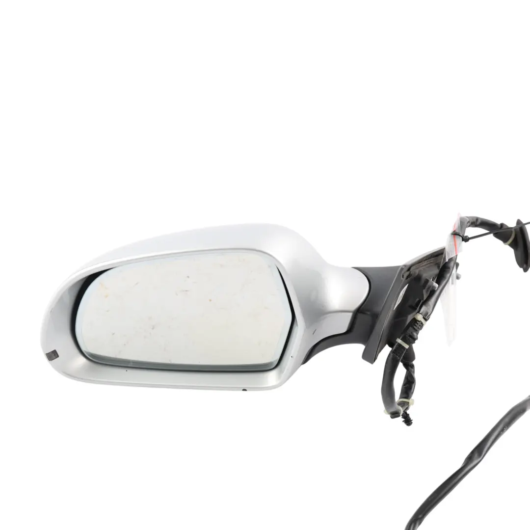 View Wing Mirror Heated Electrical Left N/S Ice Silver - X7W to Audi A8 S8 D3 Rear with Part number 4E2857409S Audi A8 S8 D3 Rear View Wing Mirror Heated Electrical Left N/S Ice Silver - X7W - SKU RHD-4E2857409S-ICS - Part number 4E2857409S
