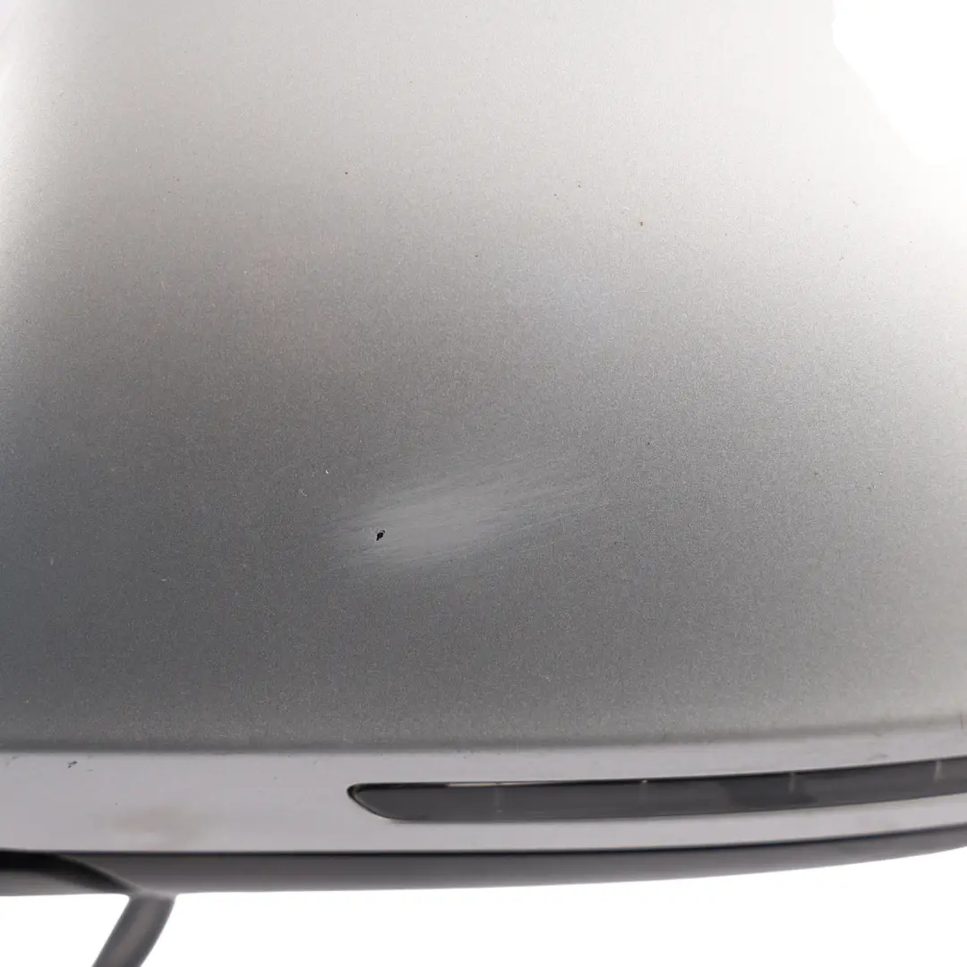 Audi A8 S8 D3 Rear View Wing Mirror Heated Electrical Left N/S Ice Silver - X7W - SKU RHD-4E2857409S-ICS - Part number 4E2857409S