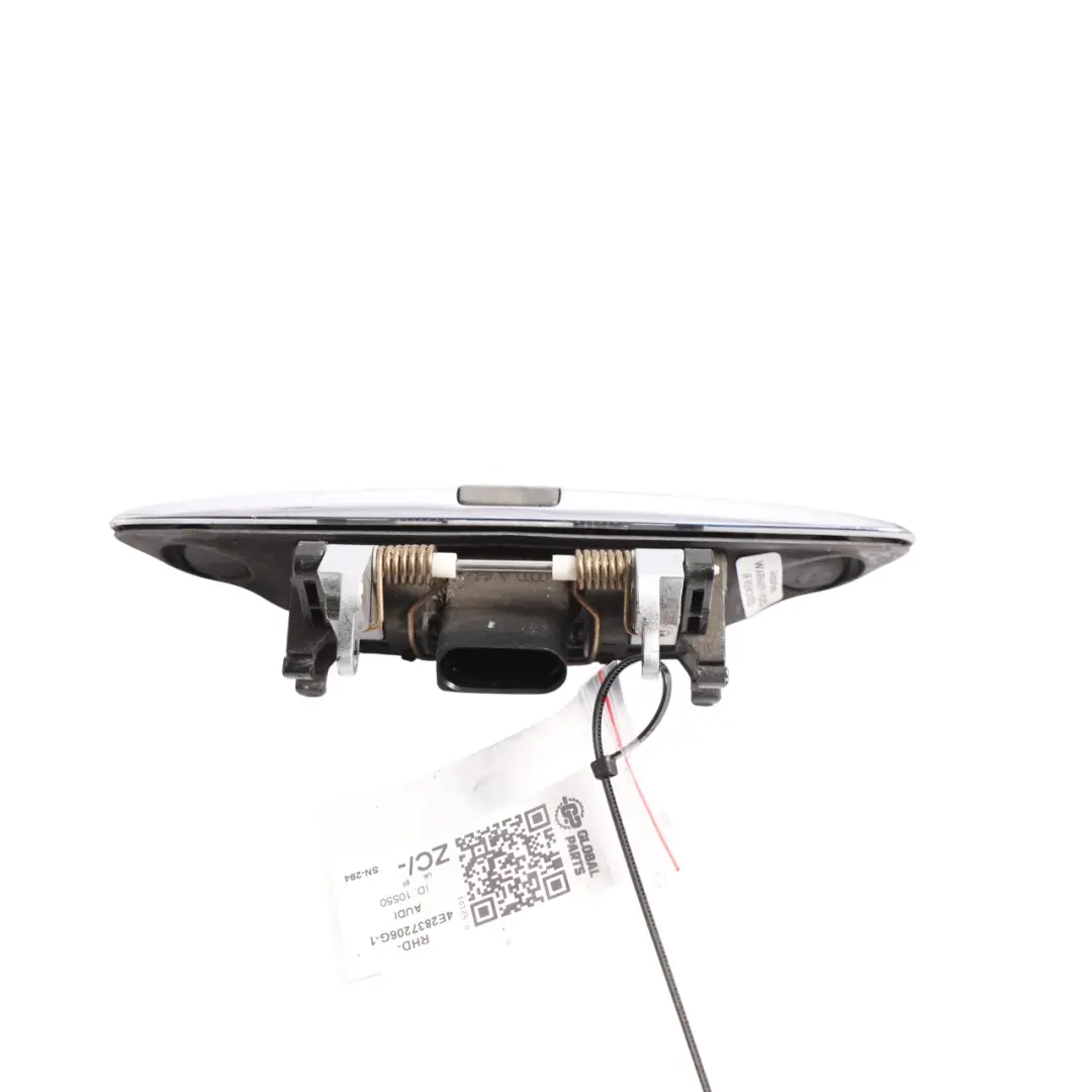 Door Grab Handle Cover Front Right O/S Ice Silver Metallic - X7W to Audi A8 D3 with Part number 4E2837206G Audi A8 D3 Door Grab Handle Cover Front Right O/S Ice Silver Metallic - X7W - SKU RHD-4E2837206G-ICS - Part number 4E2837206G