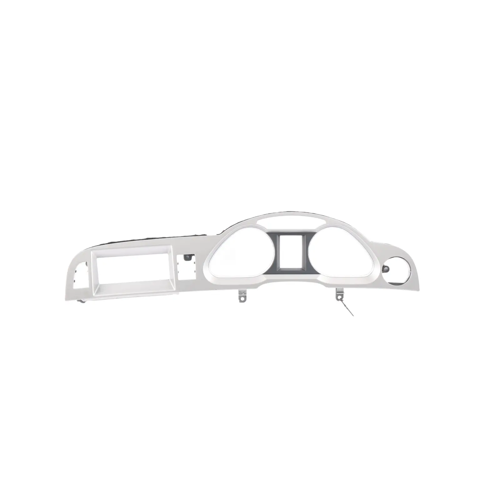 Audi A6 C6 Dashboard Instrument Cluster Surround Trim Panel Silver 4F2857115E