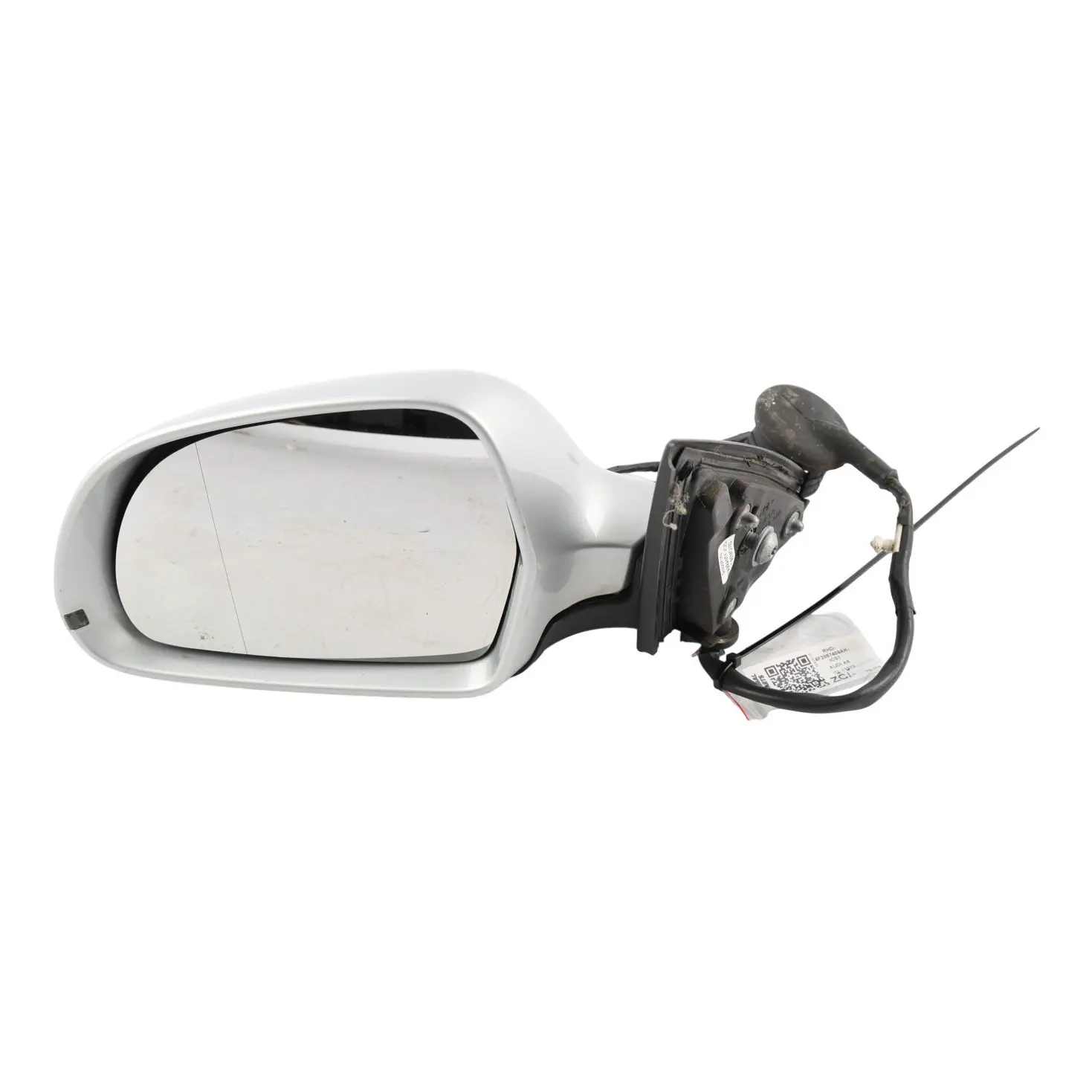 Audi A6 C6 Side View Wing Mirror Door Left N/S Ice Silver Metallic - X7W