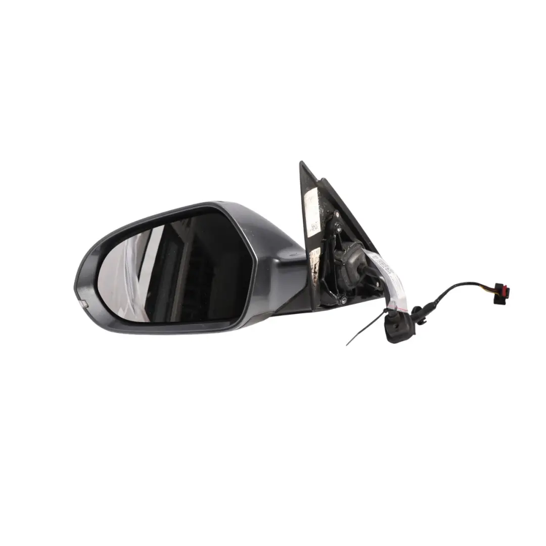 Audi A6 C7 Door Wing Mirror Electric Front Left N/S Daytona Grey Pearl - Z7S - SKU RHD-4G2857409N-DGR - Part number 4G2857409N