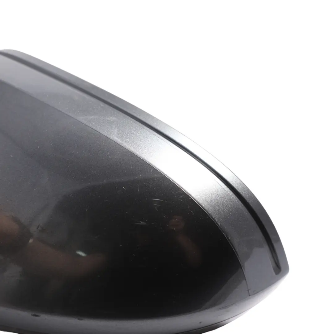 Audi A6 C7 Door Wing Mirror Electric Front Left N/S Daytona Grey Pearl - Z7S - SKU RHD-4G2857409N-DGR - Part number 4G2857409N