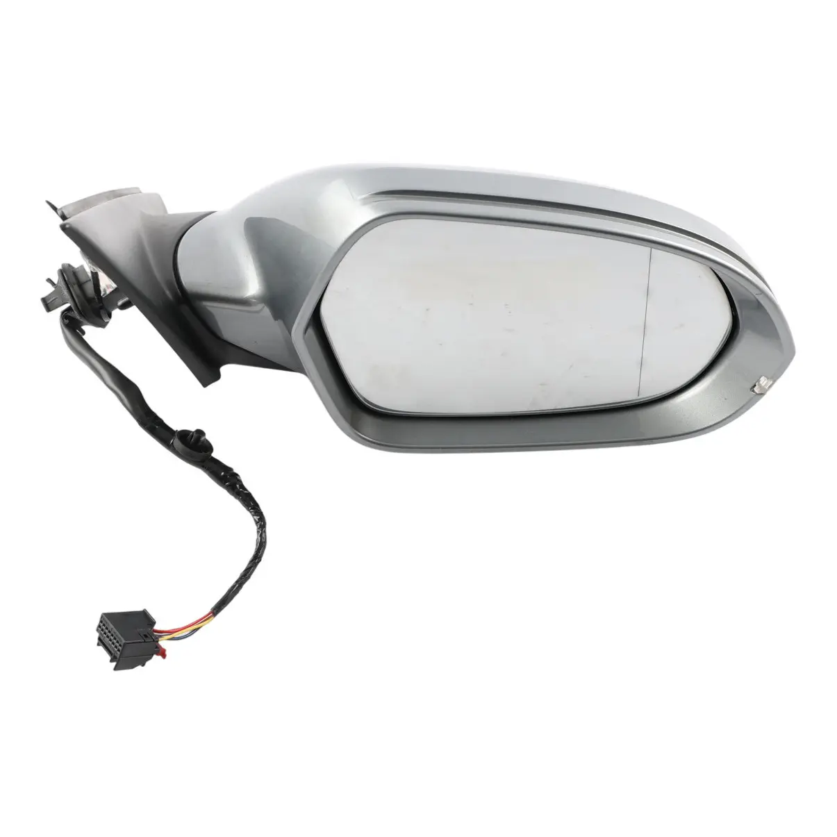Audi A6 C7 Door Wing Mirror Electric Right O/S Quartz Grey Metallic - Y7G