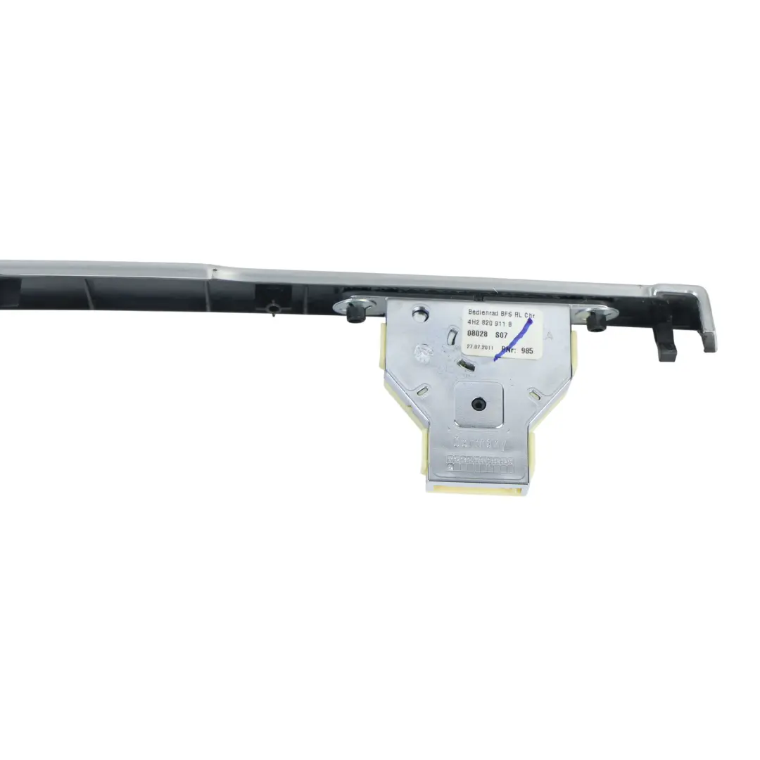 Dashboard Trim Switches Control Unit Panel Chrome to Audi A8 D4 with Part number 4H2853173F Audi A8 D4 Dashboard Trim Switches Control Unit Panel Chrome - SKU RHD-4H2853173F - Part number 4H2853173F