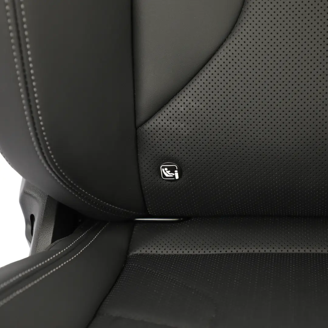BMW F74 Sport Seat Heated Front Left N/S Black Imitation Leather Perforated - SKU RHD-5A871B5-1 - Part number 5A871B5