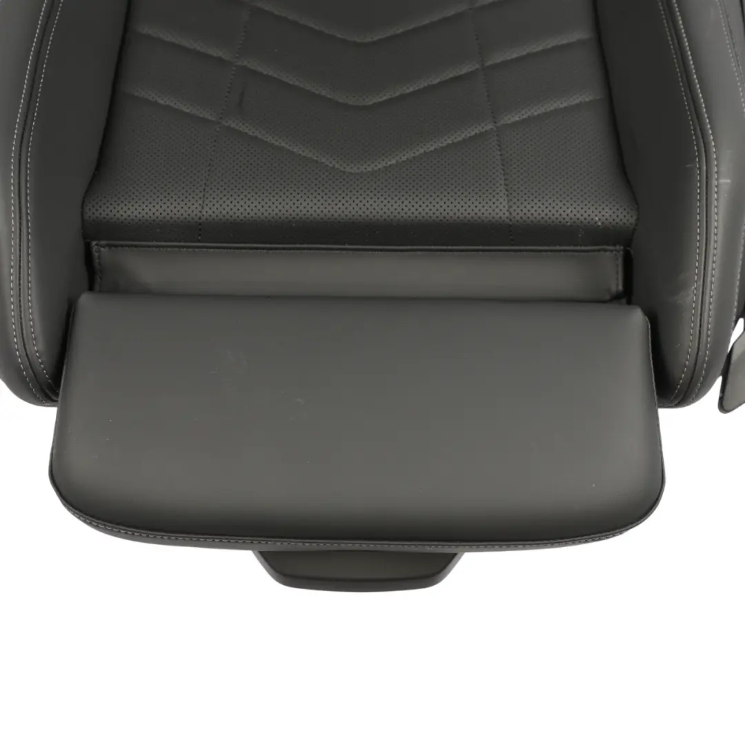BMW F74 Sport Seat Heated Front Left N/S Black Imitation Leather Perforated - SKU RHD-5A871B5-1 - Part number 5A871B5