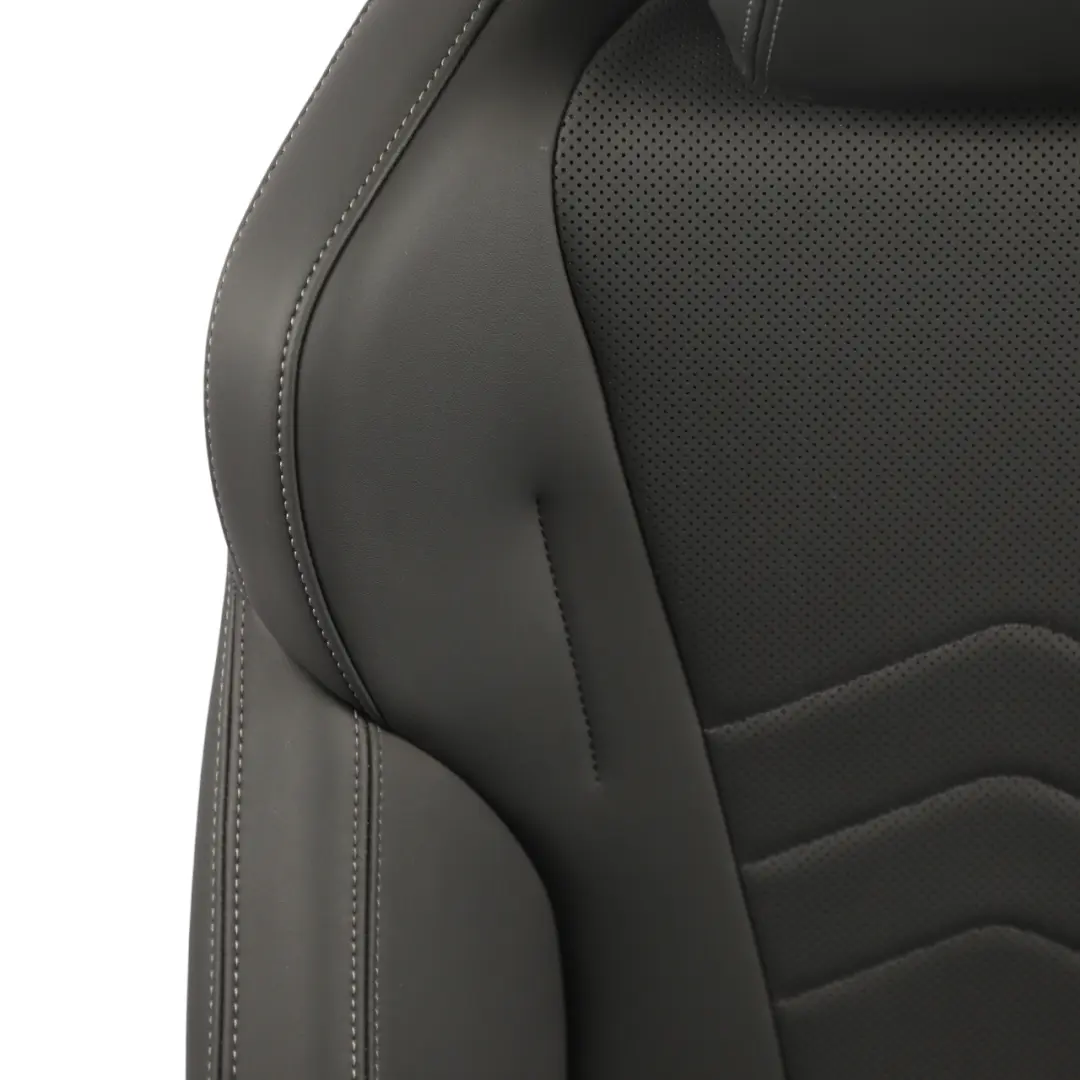 BMW F74 Sport Seat Heated Front Left N/S Black Imitation Leather Perforated - SKU RHD-5A871B5-1 - Part number 5A871B5