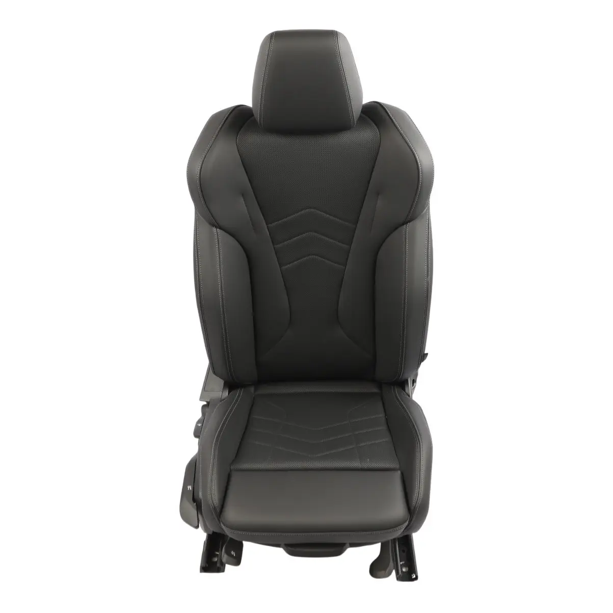 BMW F74 Sport Seat Heated Front Right O/S Black Imitation Leather Perforated