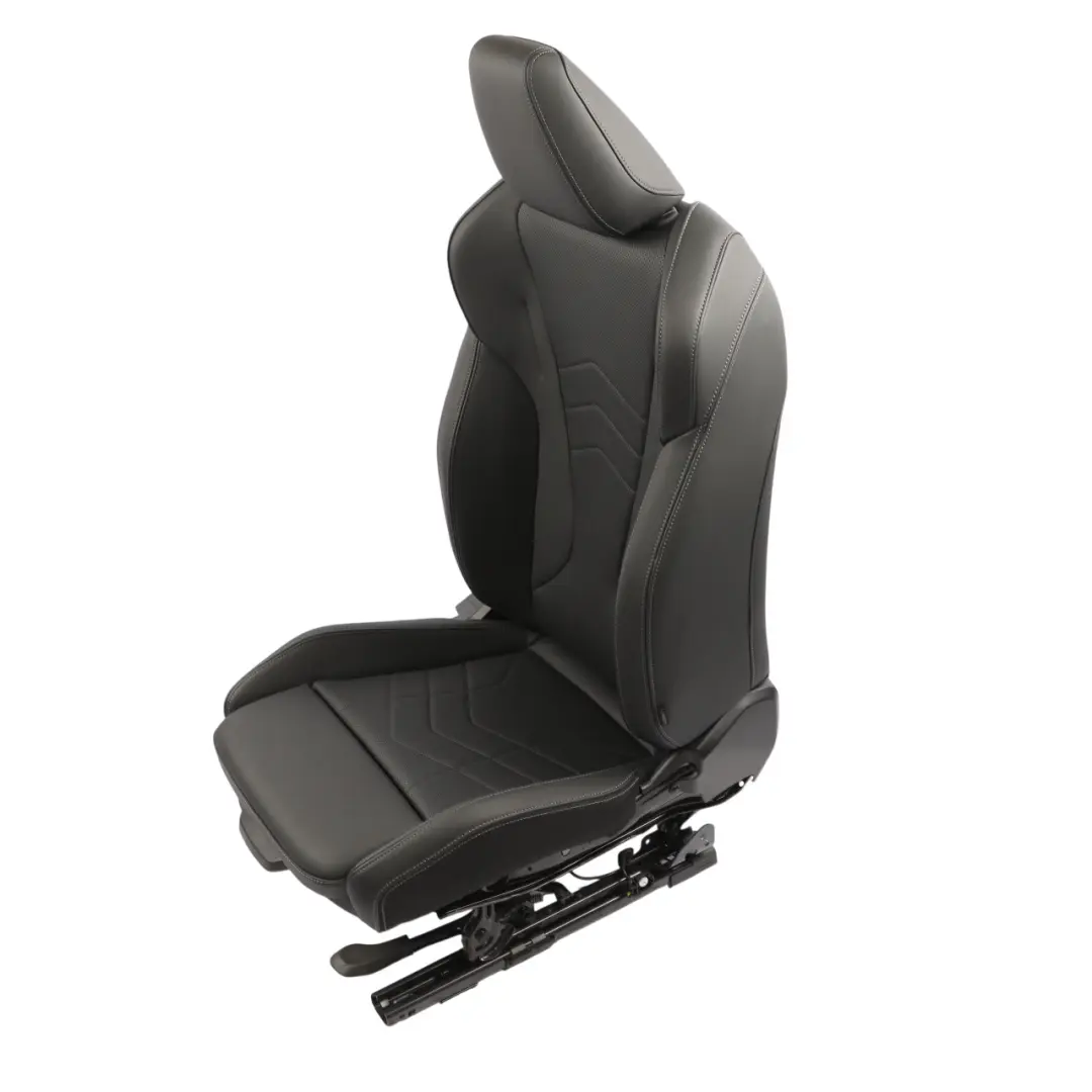 BMW F74 Sport Seat Heated Front Right O/S Black Imitation Leather Perforated - SKU RHD-5A87273-1 - Part number 5A87273