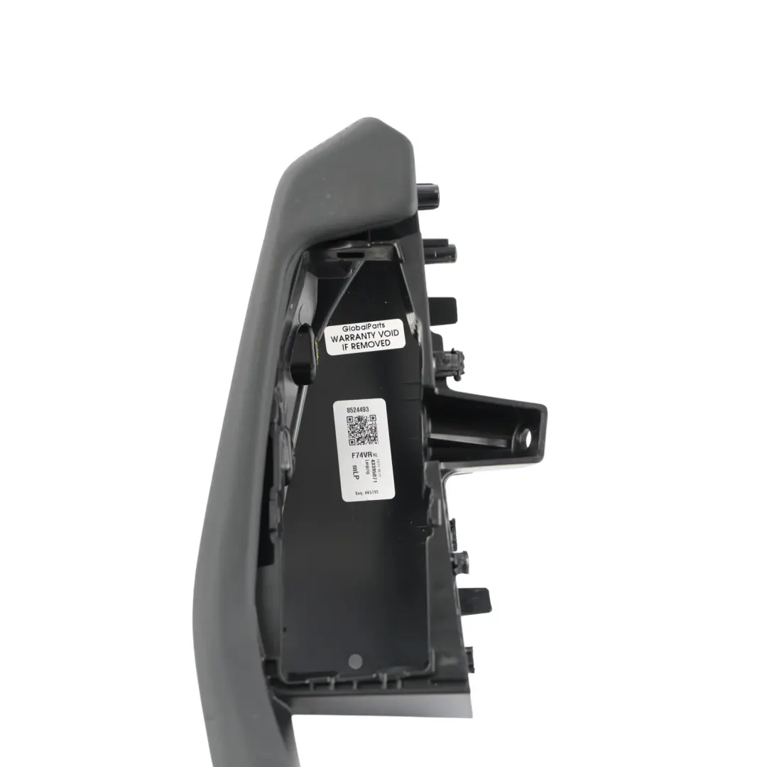 BMW F74 Gran Coupé Front Door Armrest Trim Panel Right O/S Black - SKU RHD-5B9B796-1 - Part number 5B9B796