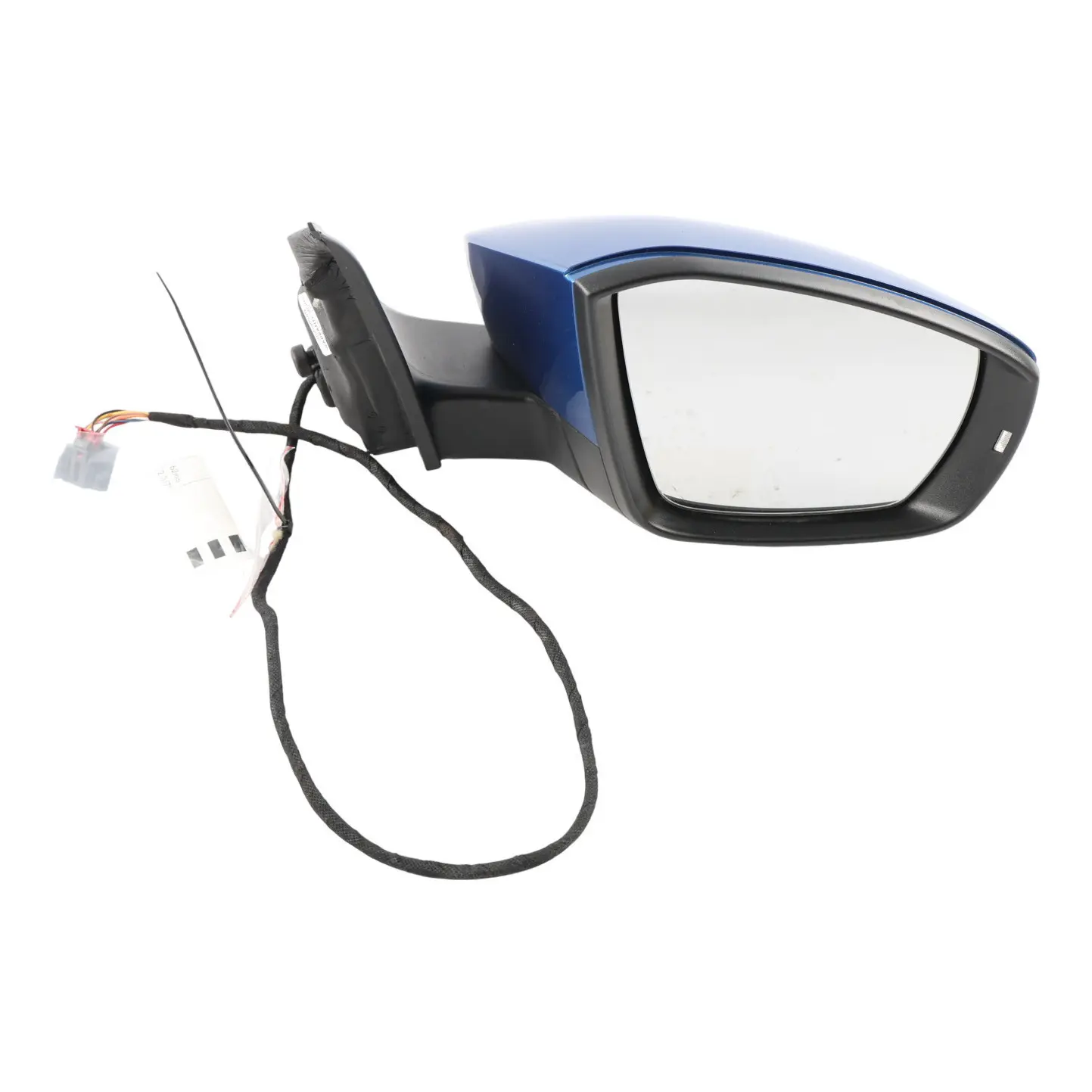 Skoda Octavia 5E Wing Mirror Side View Right O/S Race Blue Metallic - F5W