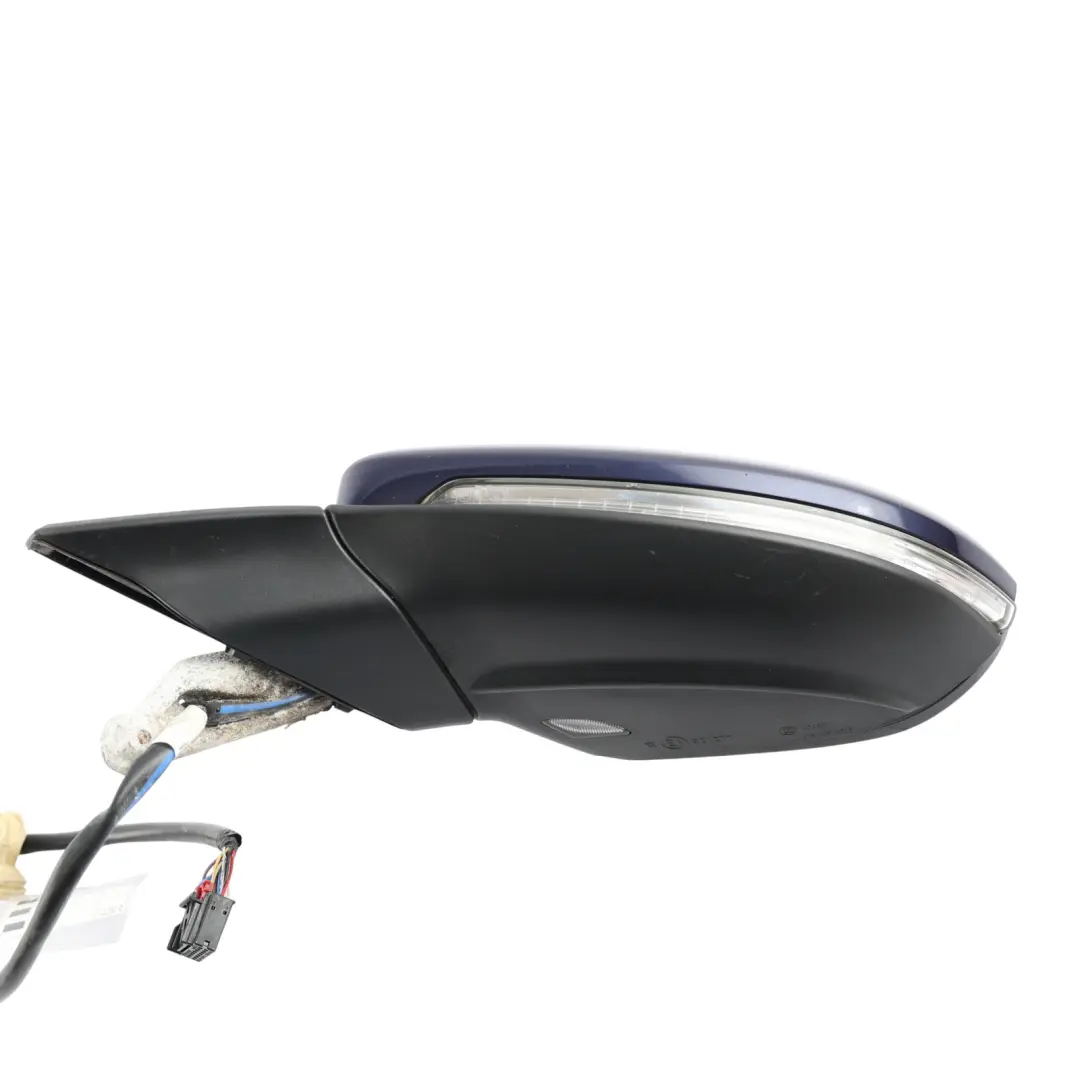 Volkswagen Golf Mk7 Door Wing Mirror Left N/S Atlantic Blue - C5B - SKU RHD-5G2857507DN-ATLB - Part number 5G2857507DN