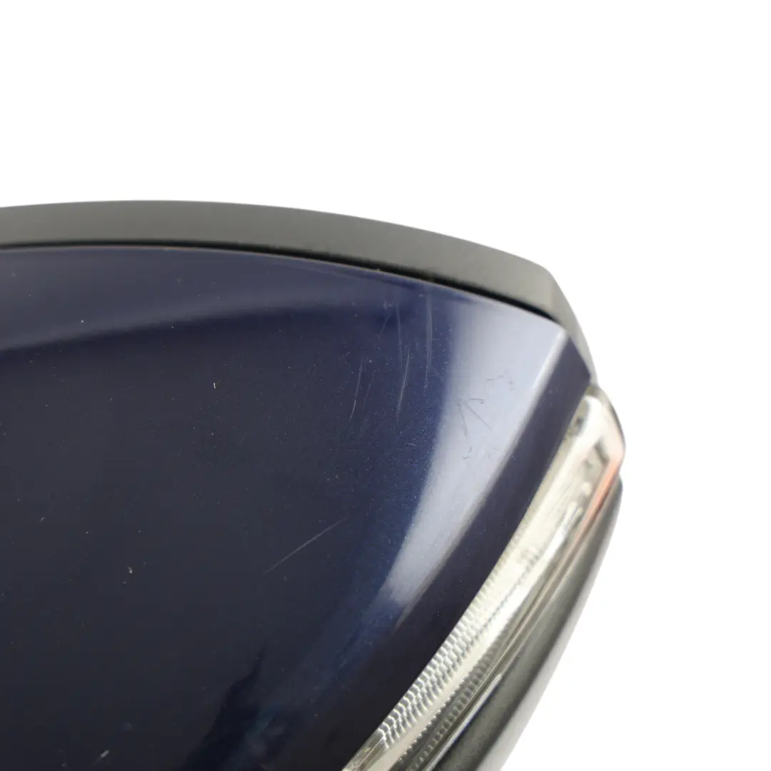 Volkswagen Golf Mk7 Door Wing Mirror Left N/S Atlantic Blue - C5B - SKU RHD-5G2857507DN-ATLB - Part number 5G2857507DN