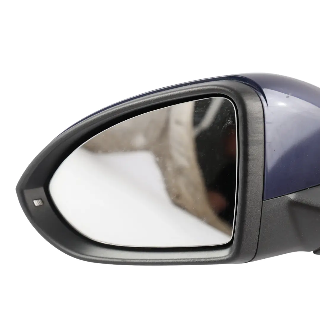 Volkswagen Golf Mk7 Door Wing Mirror Left N/S Atlantic Blue - C5B - SKU RHD-5G2857507DN-ATLB - Part number 5G2857507DN