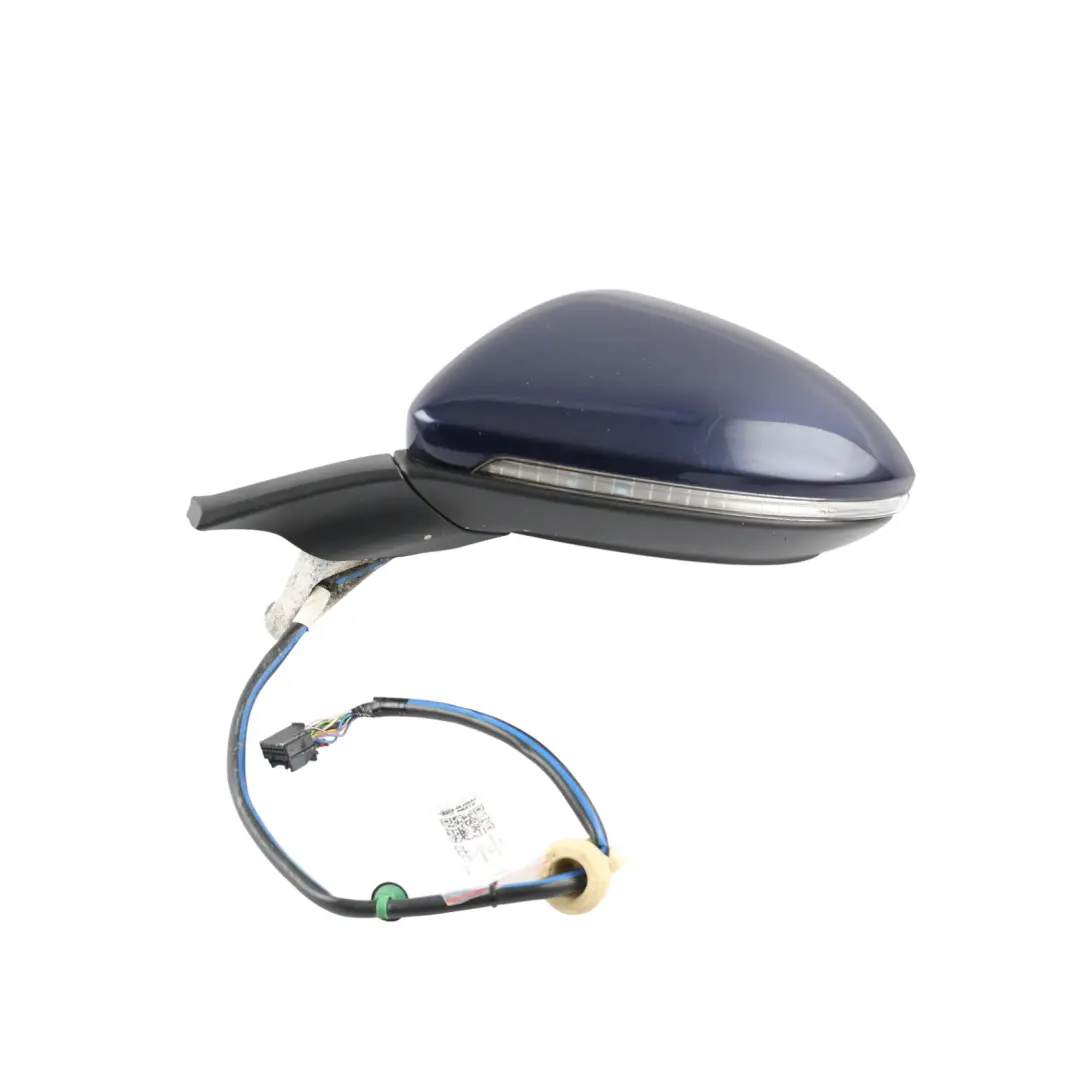 Volkswagen Golf Mk7 Door Wing Mirror Left N/S Atlantic Blue - C5B - SKU RHD-5G2857507DN-ATLB - Part number 5G2857507DN