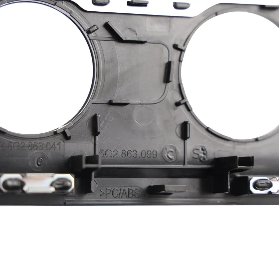 VW Volkswagen Golf Mk7 Heater Control Panel Surround Cover Trim - SKU RHD-5G2863041C-2 - Part number 5G2863041C