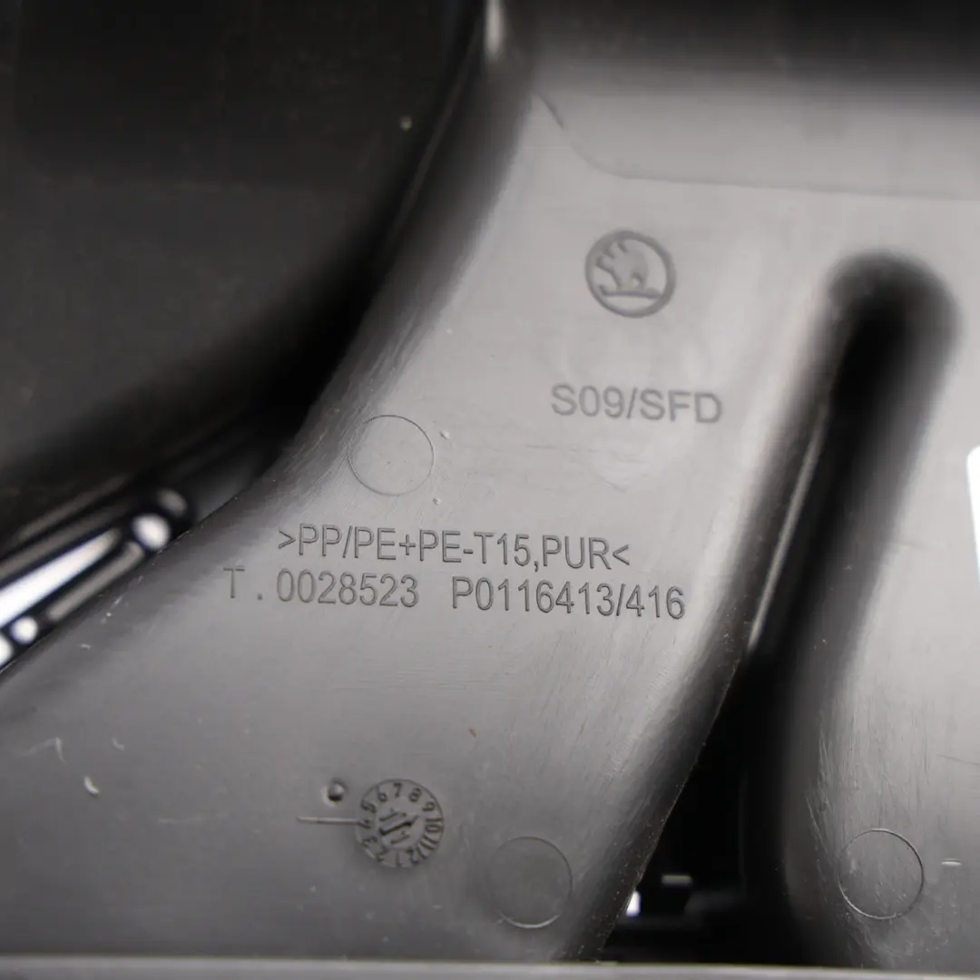 Skoda Fabia 5J Heater Air Duct Footwell Vent Nozzle B - SKU RHD-5J2819363B - Part number 5J2819363