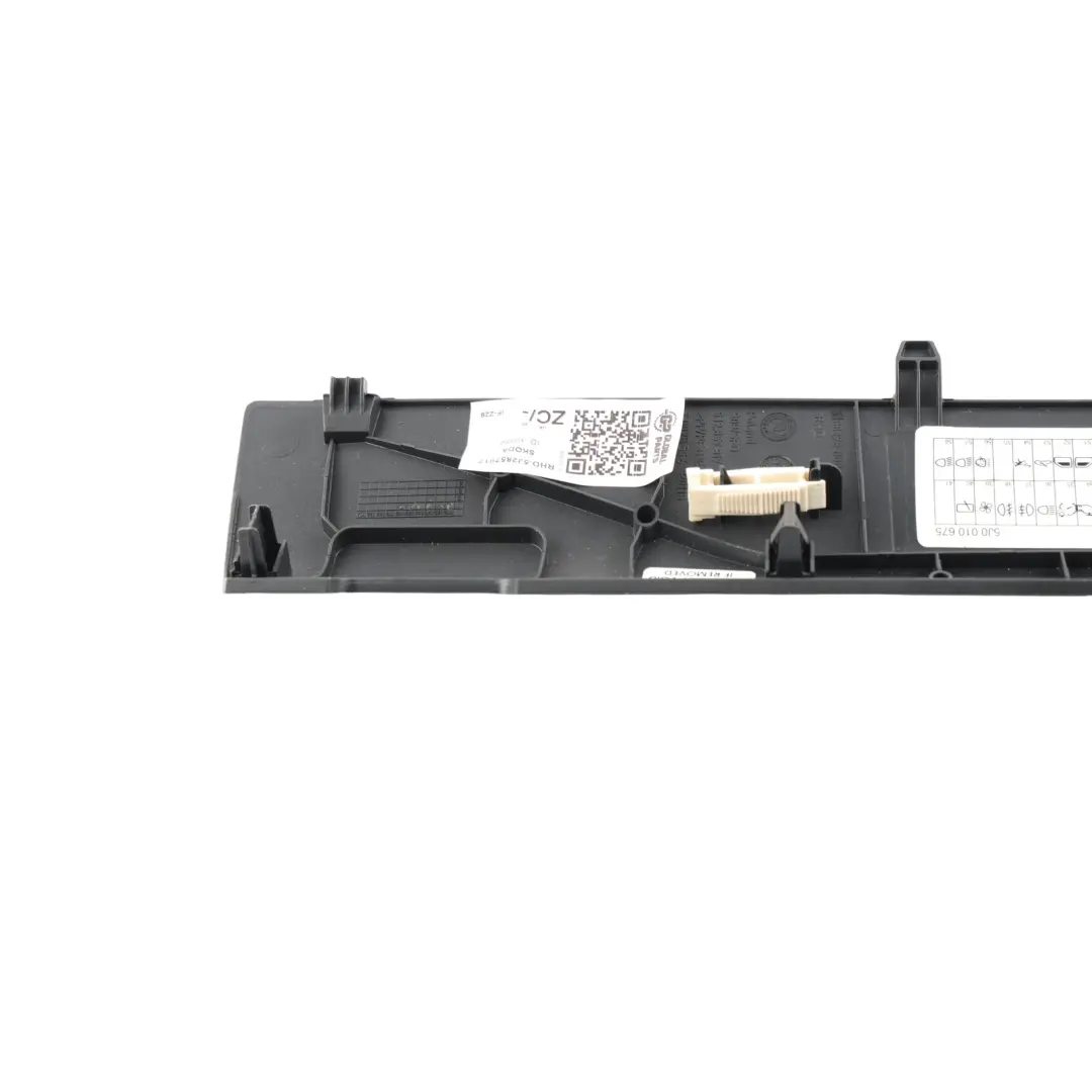 Skoda Fabia Mk2 5J Roomster Dashboard Fuse Box Trim Cover Grey - SKU RHD-5J2857917 - Part number 5J2857917